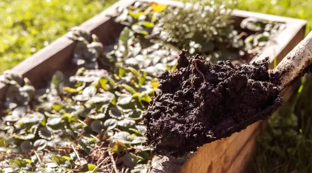 mulching techniques garden bed drainage