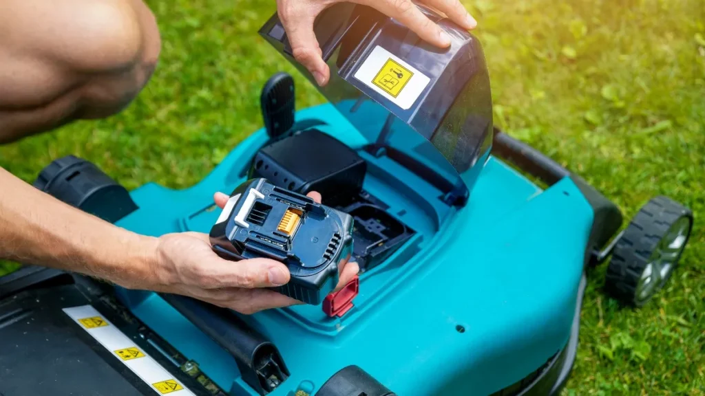 disconnect the lawn mower battery for winter