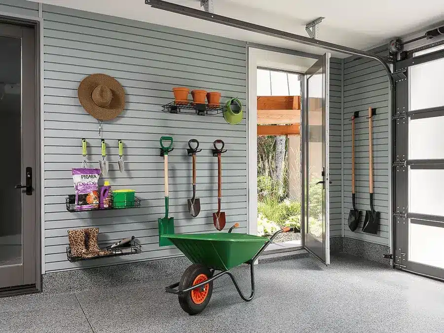 garage garden tool storage