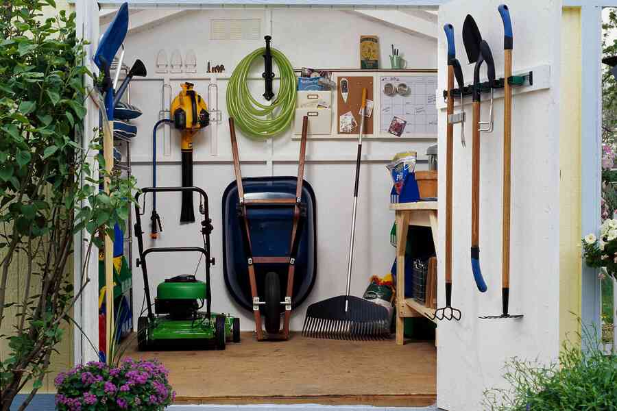 outdoor tool storage garden tool ideas