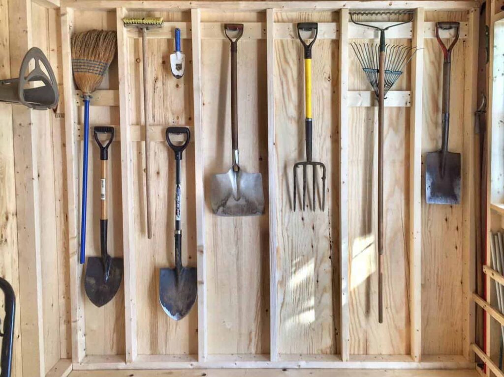 vertical storage ideas diy tool storage